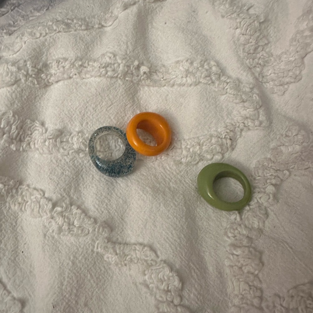 Zara Colorful Ring Set